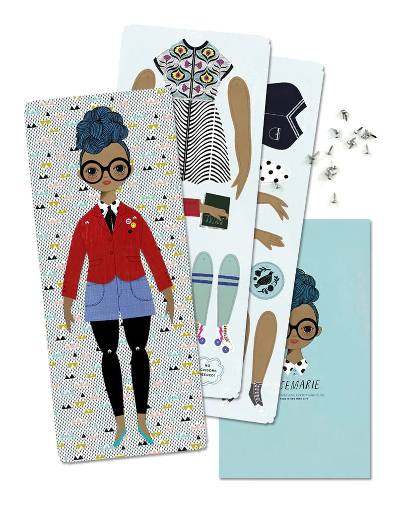 Rosemarie Paper Doll Kit - bubblegum market