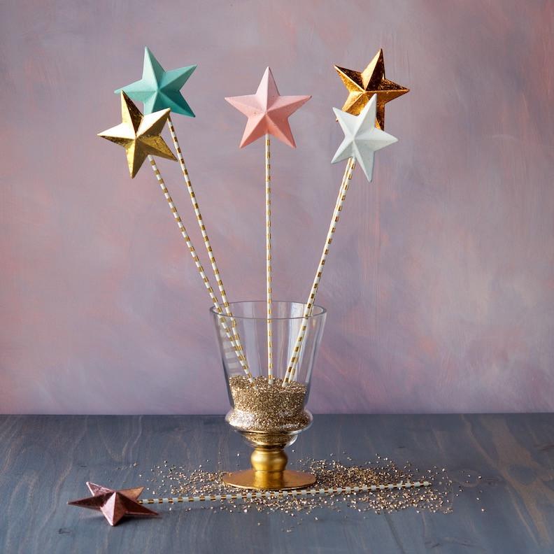 Royal Crown & Magical Papermache Wand - bubblegum market