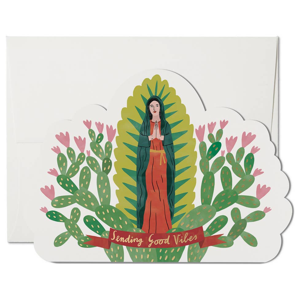 Saintly Vibes Greeting Card - bubblegum market