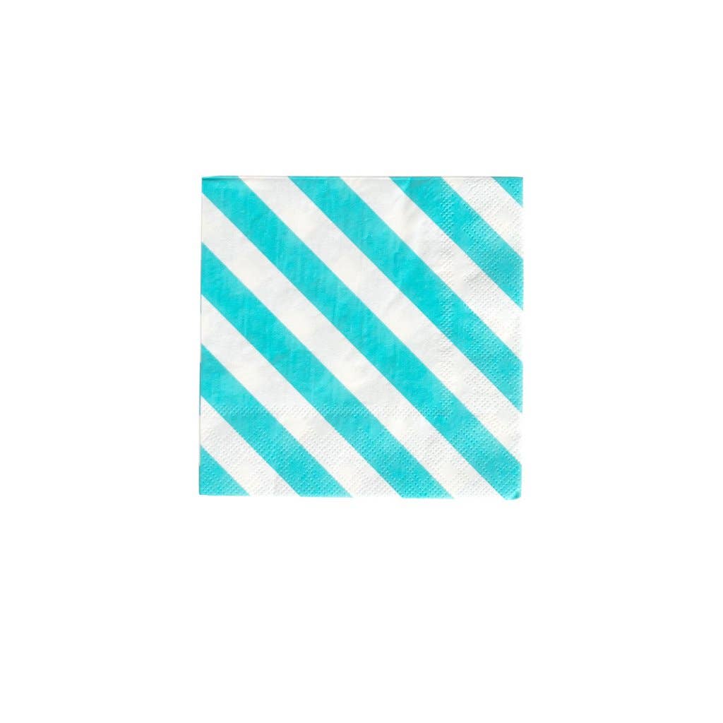 Sky Striped Cocktail Napkins - bubblegum market