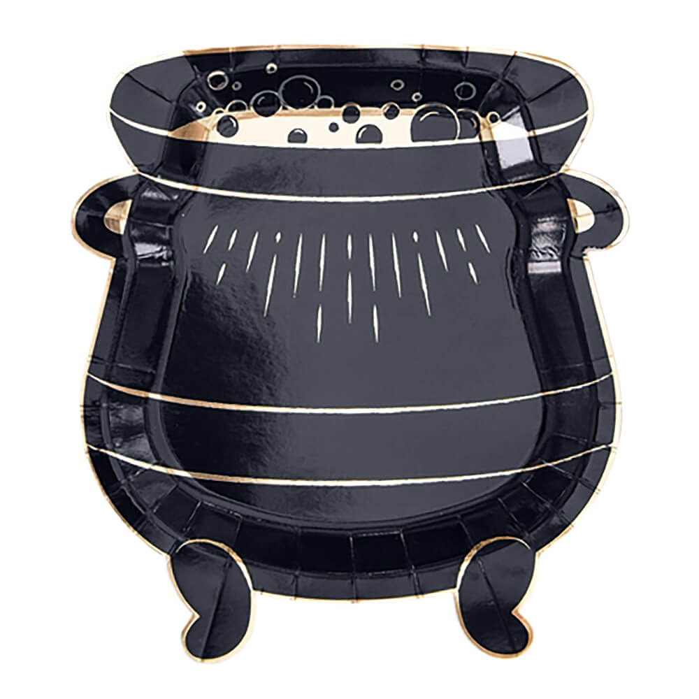 Spellbound Cauldron - Shaped Plates 9" - bubblegum market