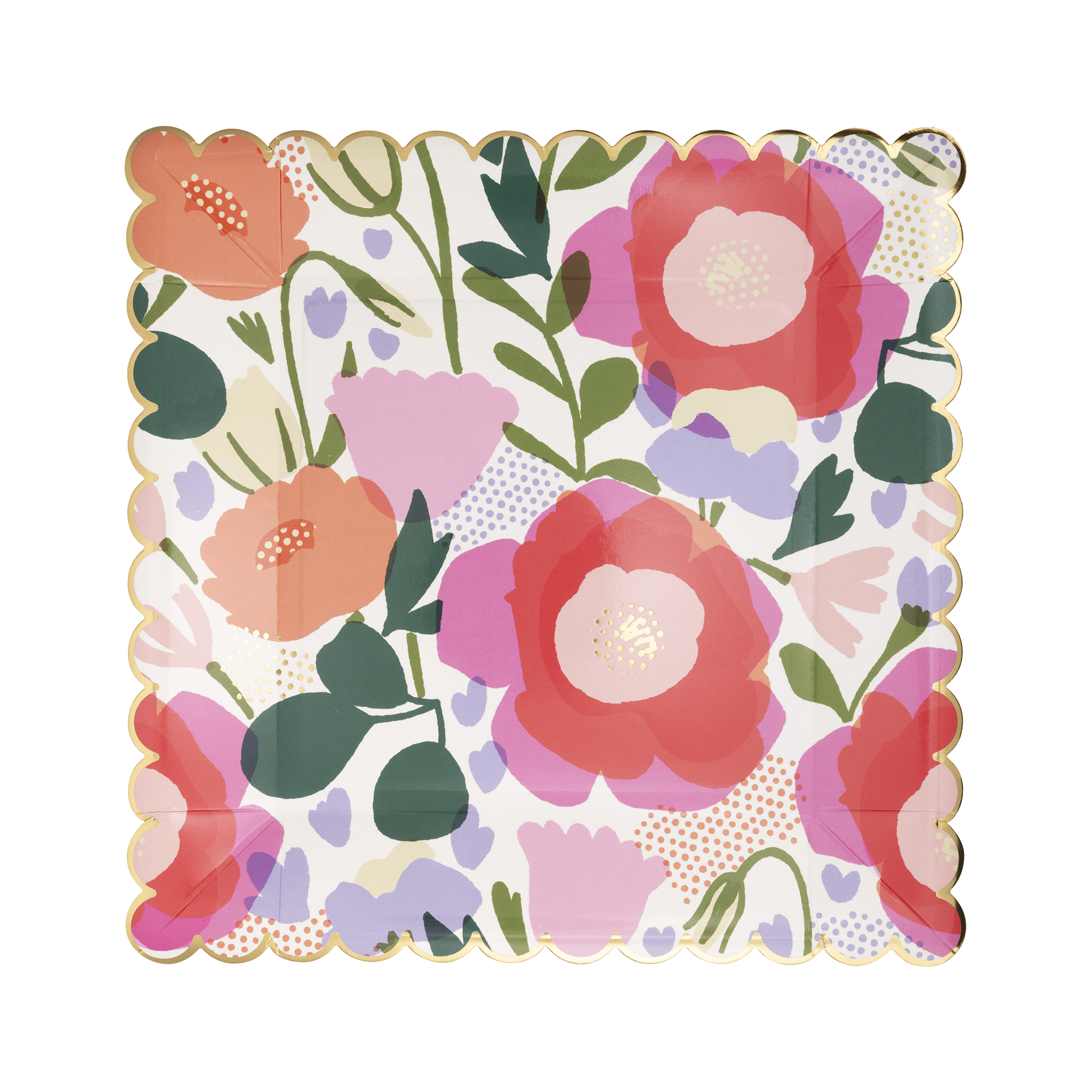 Spring Floral Plates 9" - bubblegum market