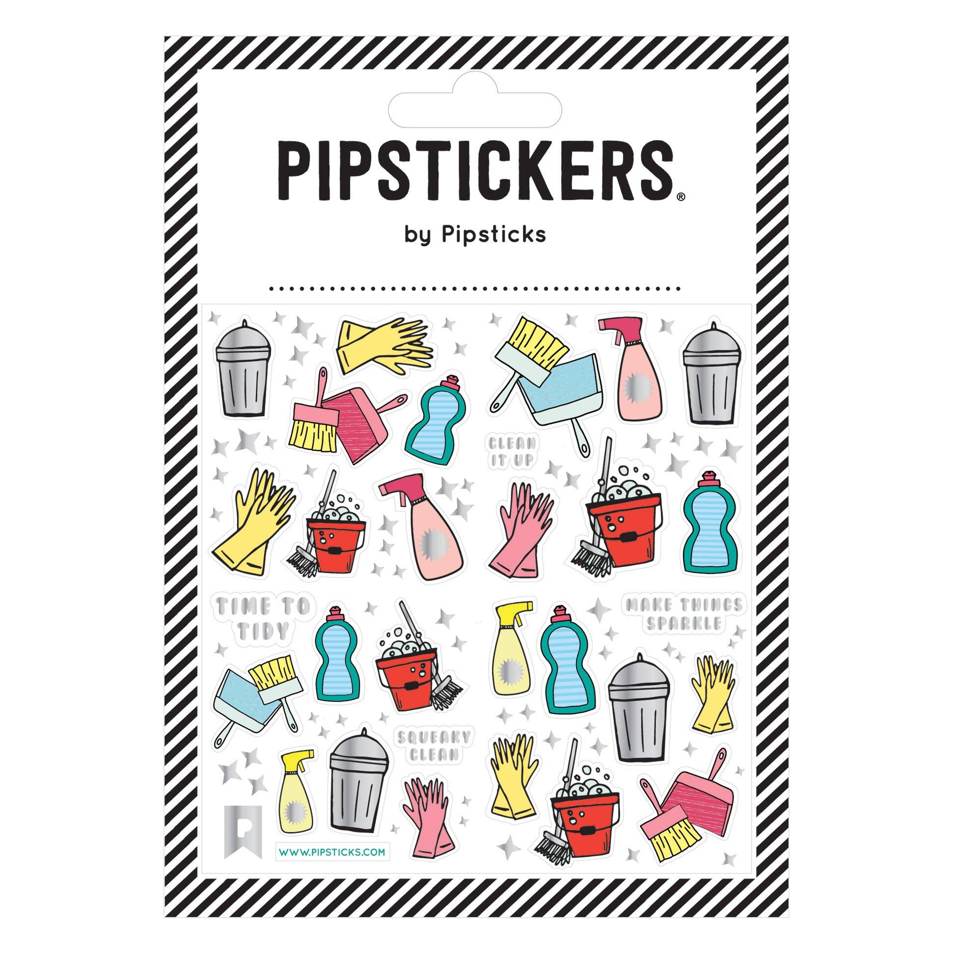Squeaky Clean Stickers - bubblegum market