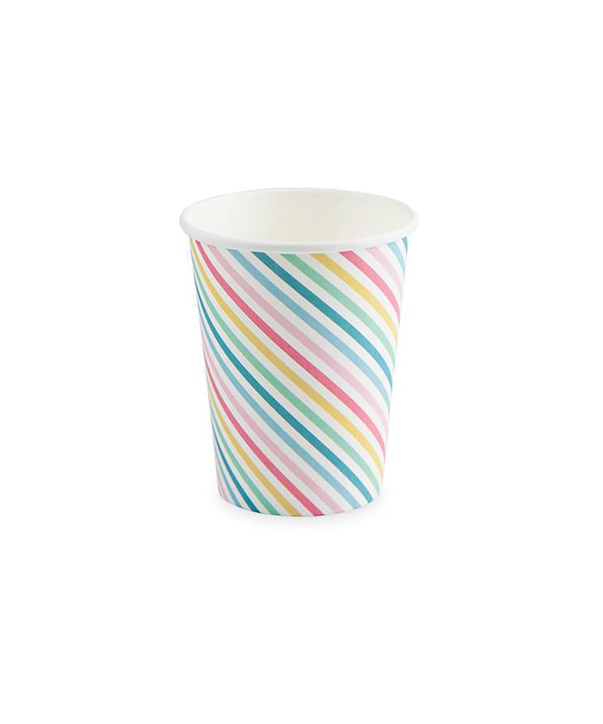 Sugar & Striped Paper Cups - bubblegum market