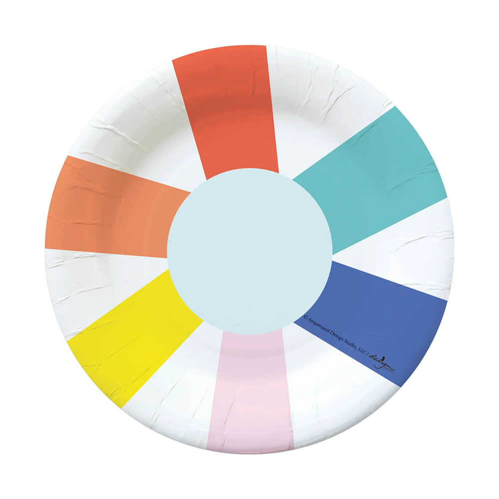 Sun & Fun Paper Dessert Plates - bubblegum market