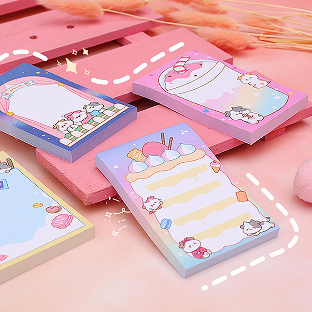 Sweet Calf Layer Cake Memo Pad - bubblegum market