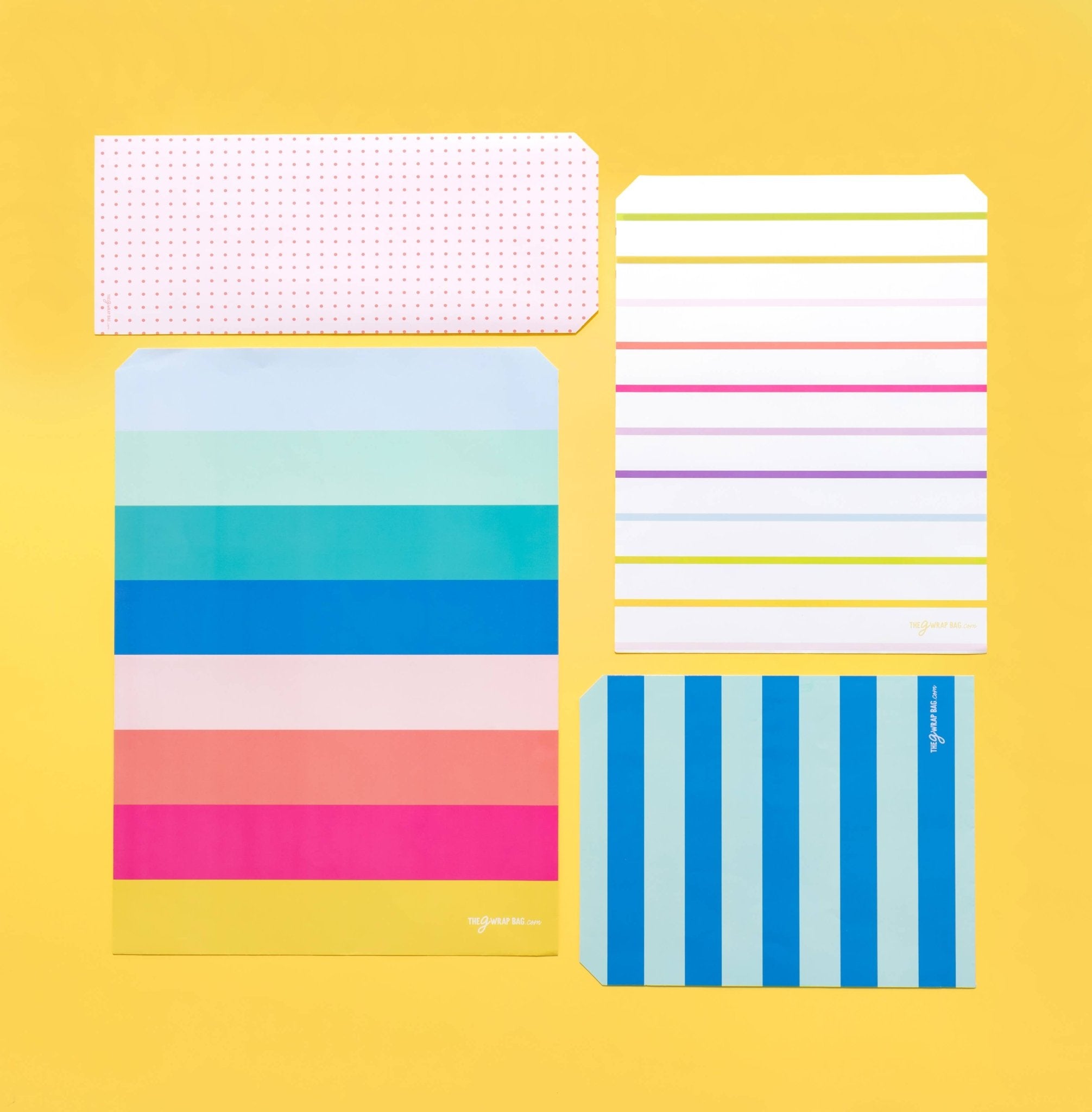 THE gWRAP BAG™ Rainbow Everyday Gift Bags (Set of 8) - bubblegum market