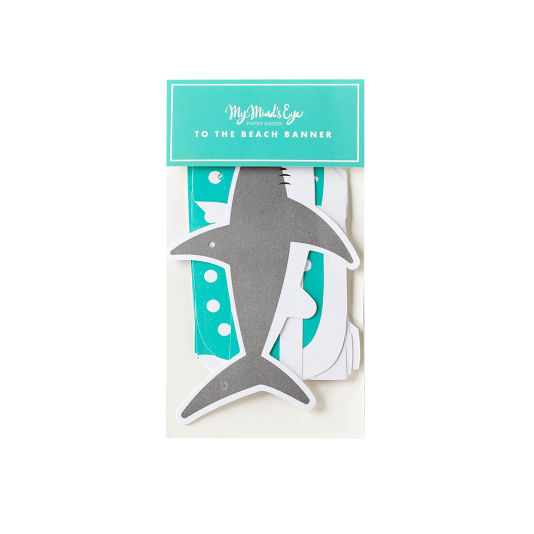 To the Beach Shark Banner - bubblegum market