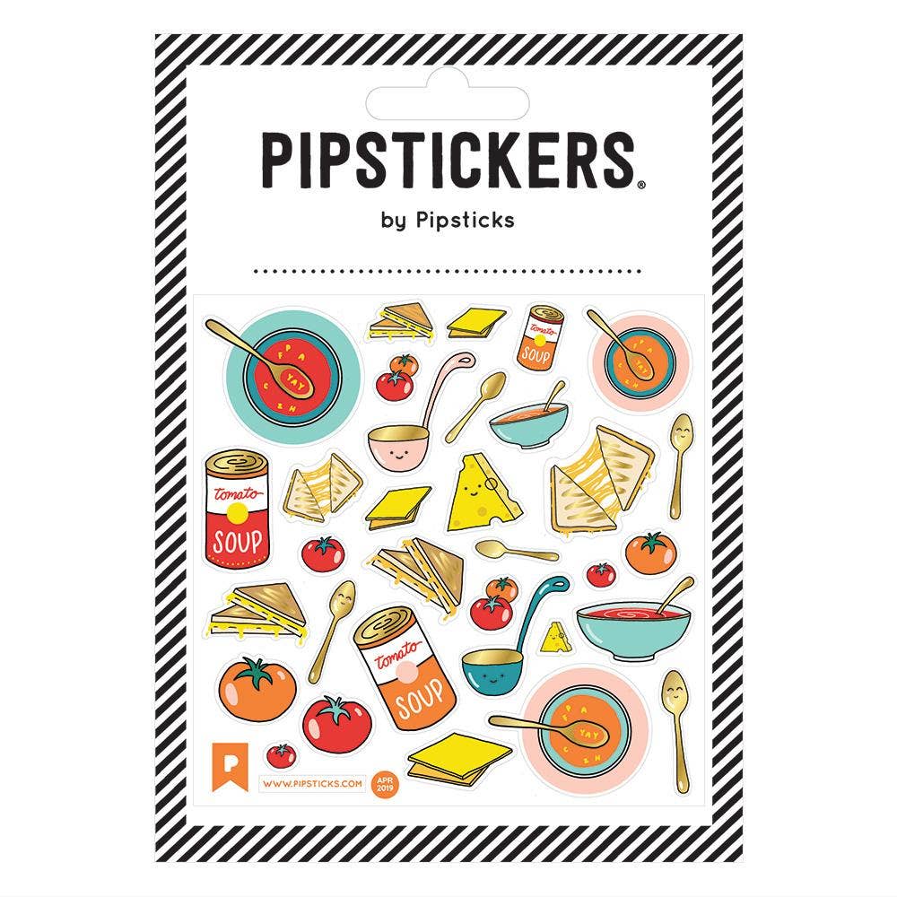 Tomato Soup & Grilled Cheese Stickers - bubblegum market
