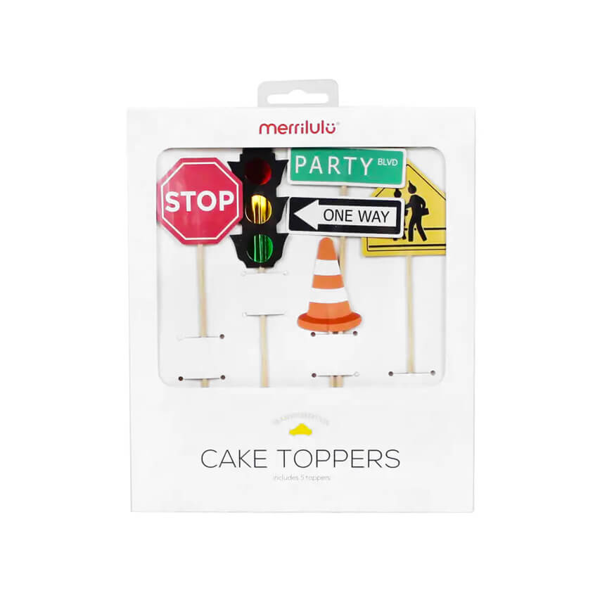 Transportation Party Cake Toppers - bubblegum market