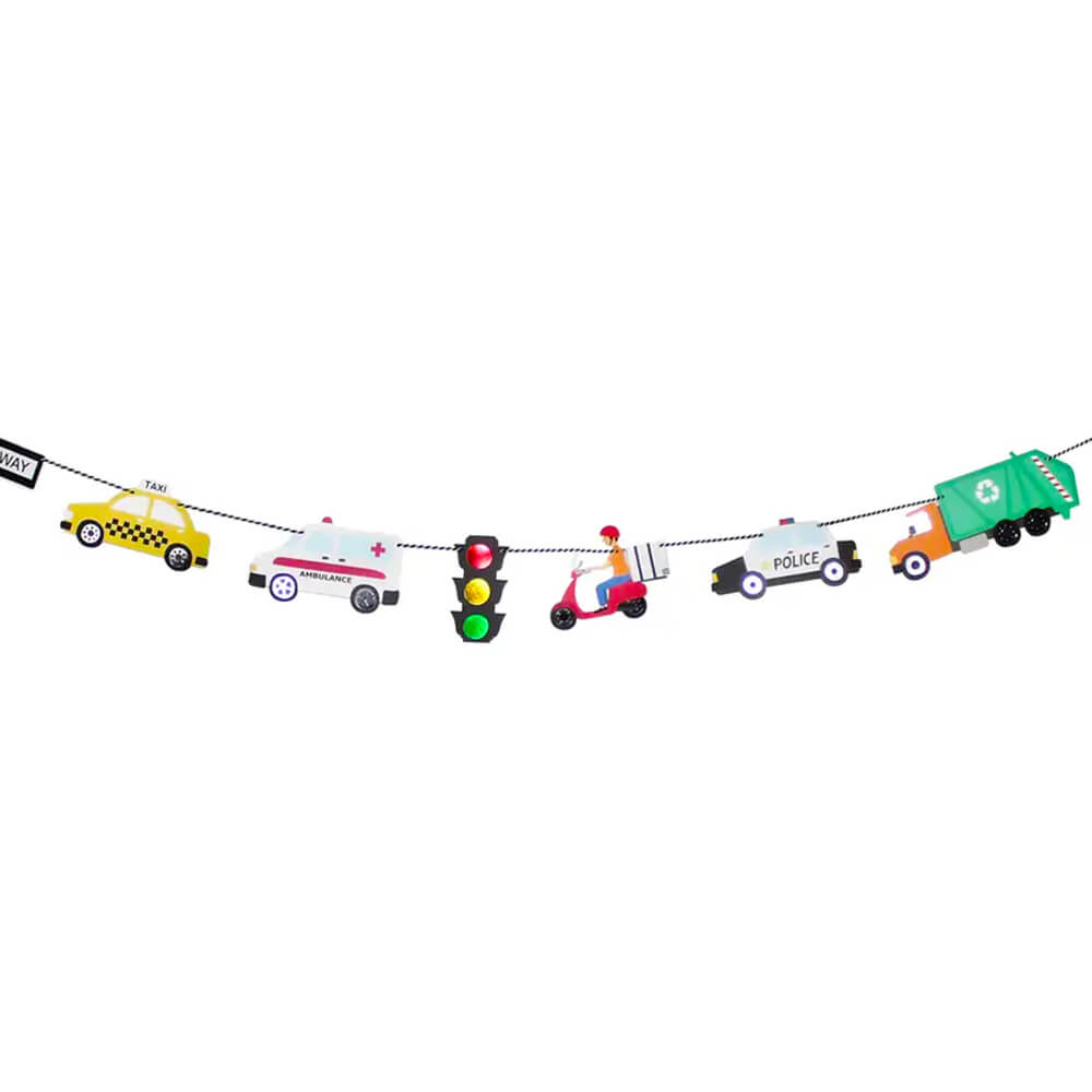 Transportation Party Garland - bubblegum market