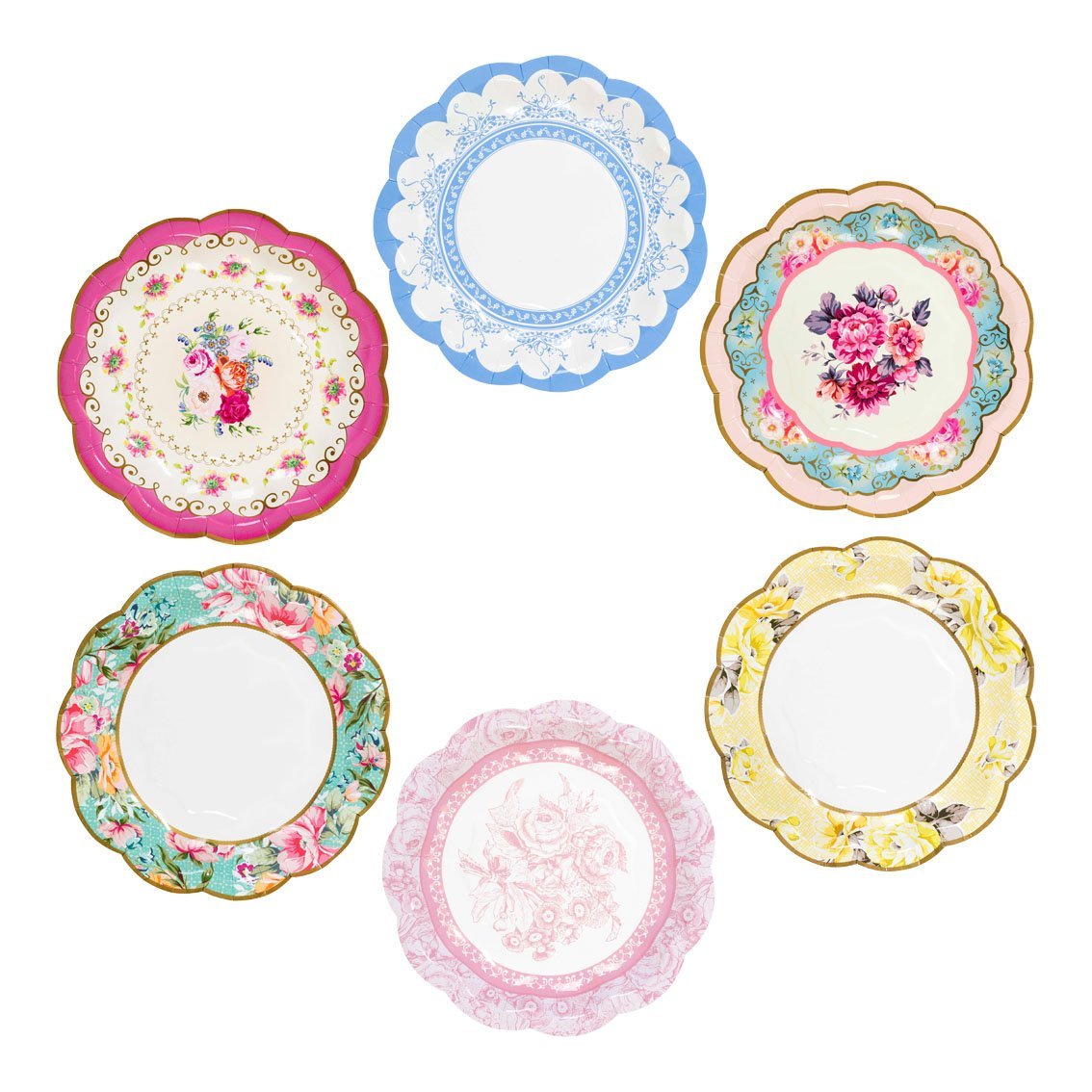 Truly Scrumptious Vintage Paper Plates 7" - bubblegum market