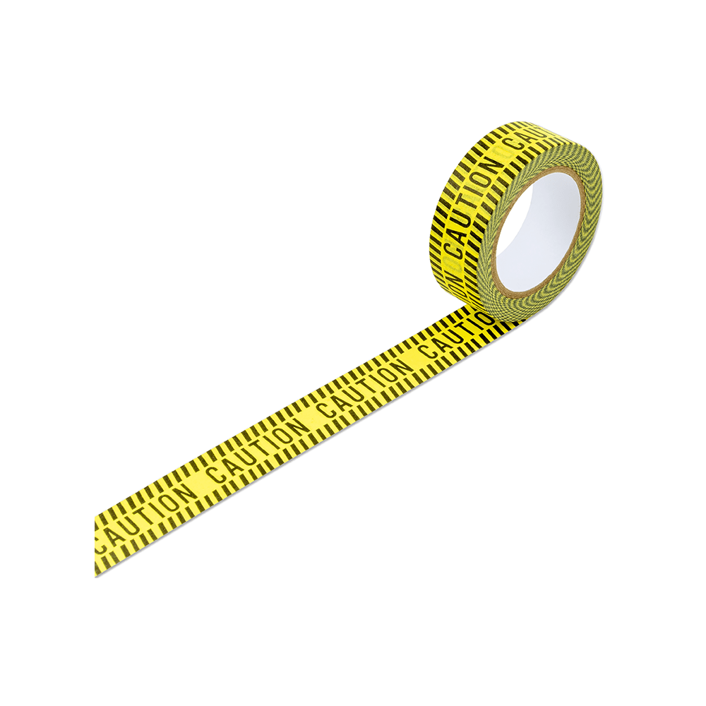 Under Construction Caution Washi Tape - bubblegum market