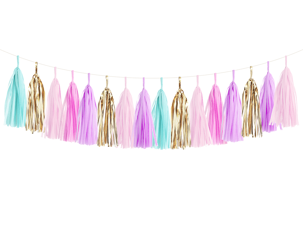 Unicorn Tassel Garland Kit - bubblegum market