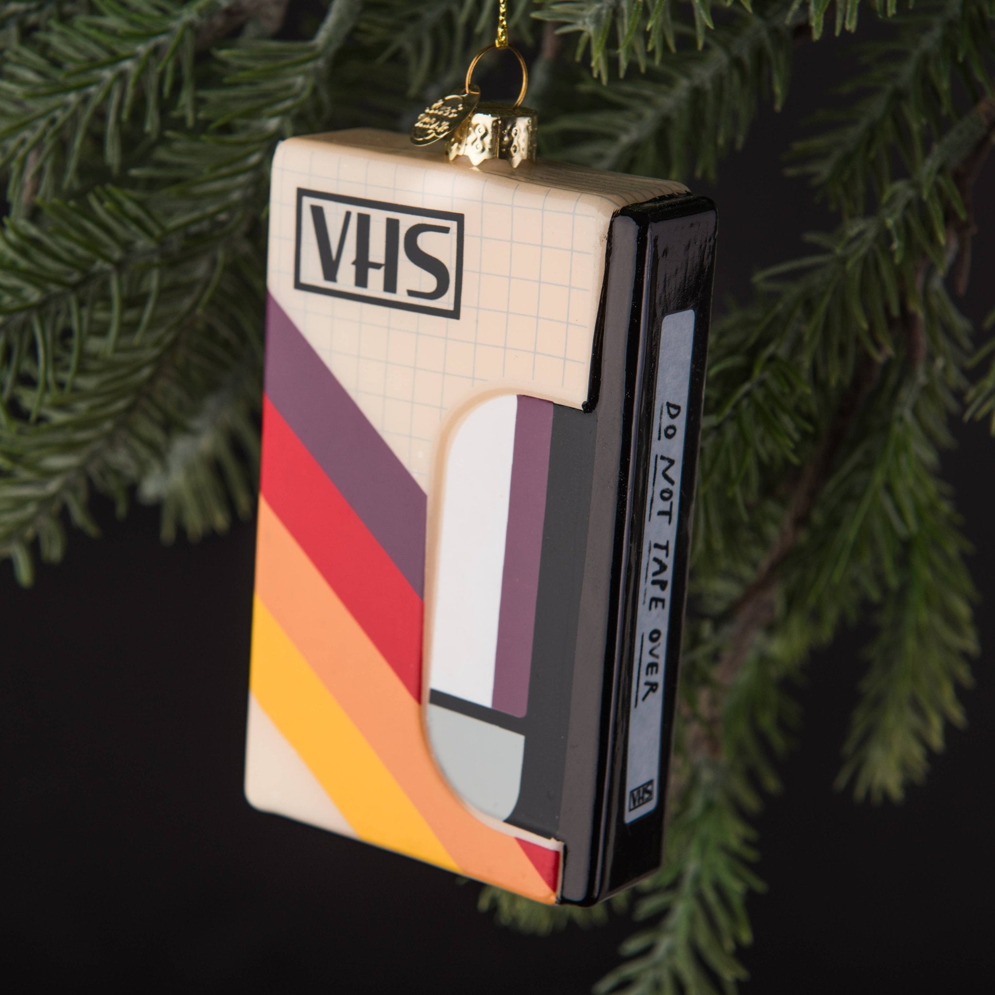 VHS Tape Christmas Ornament 4" - bubblegum market