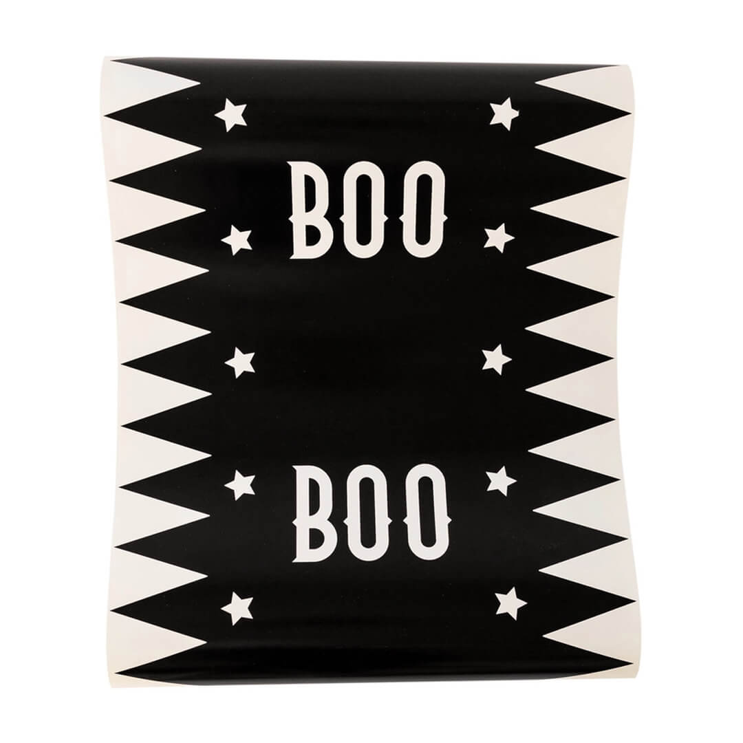 Vintage Halloween Boo Table Runner - bubblegum market