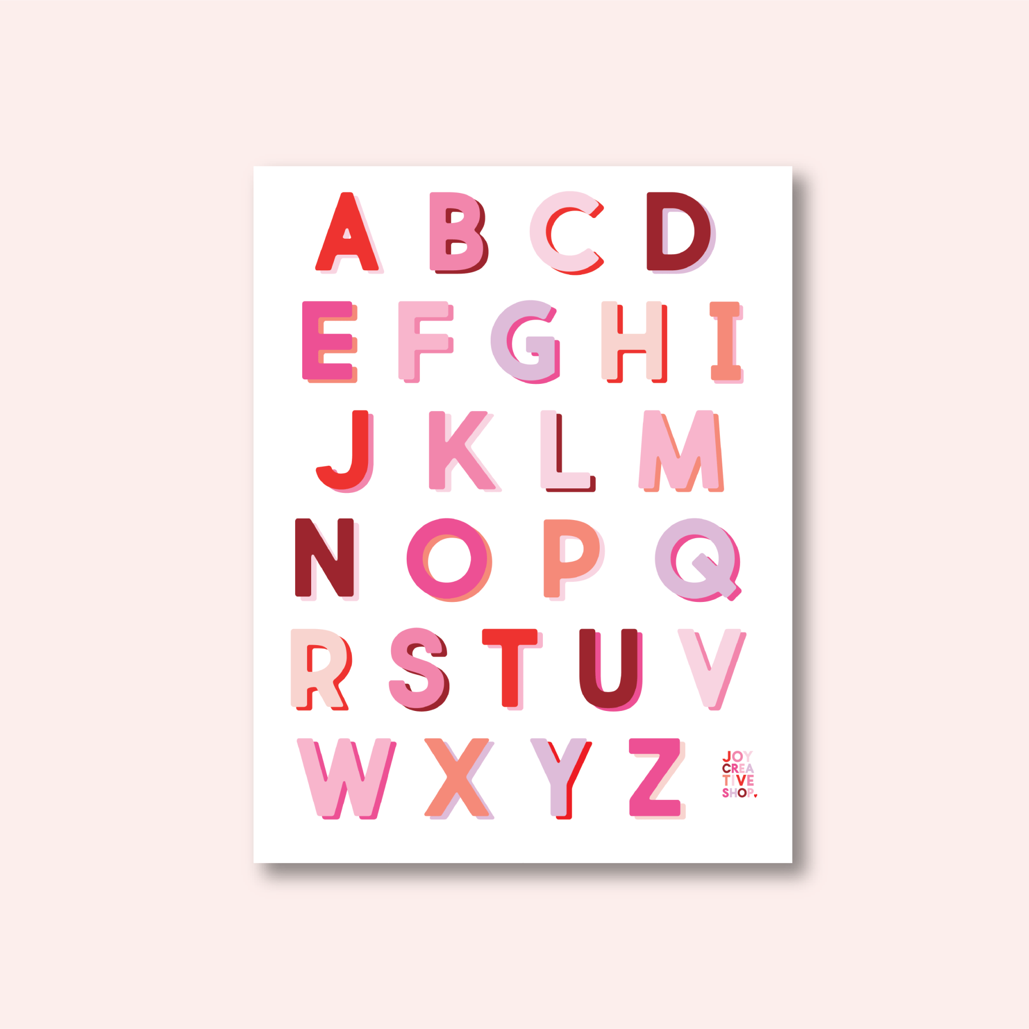 Vinyl Alphabet Sticker Sheet: Burgundy - bubblegum market