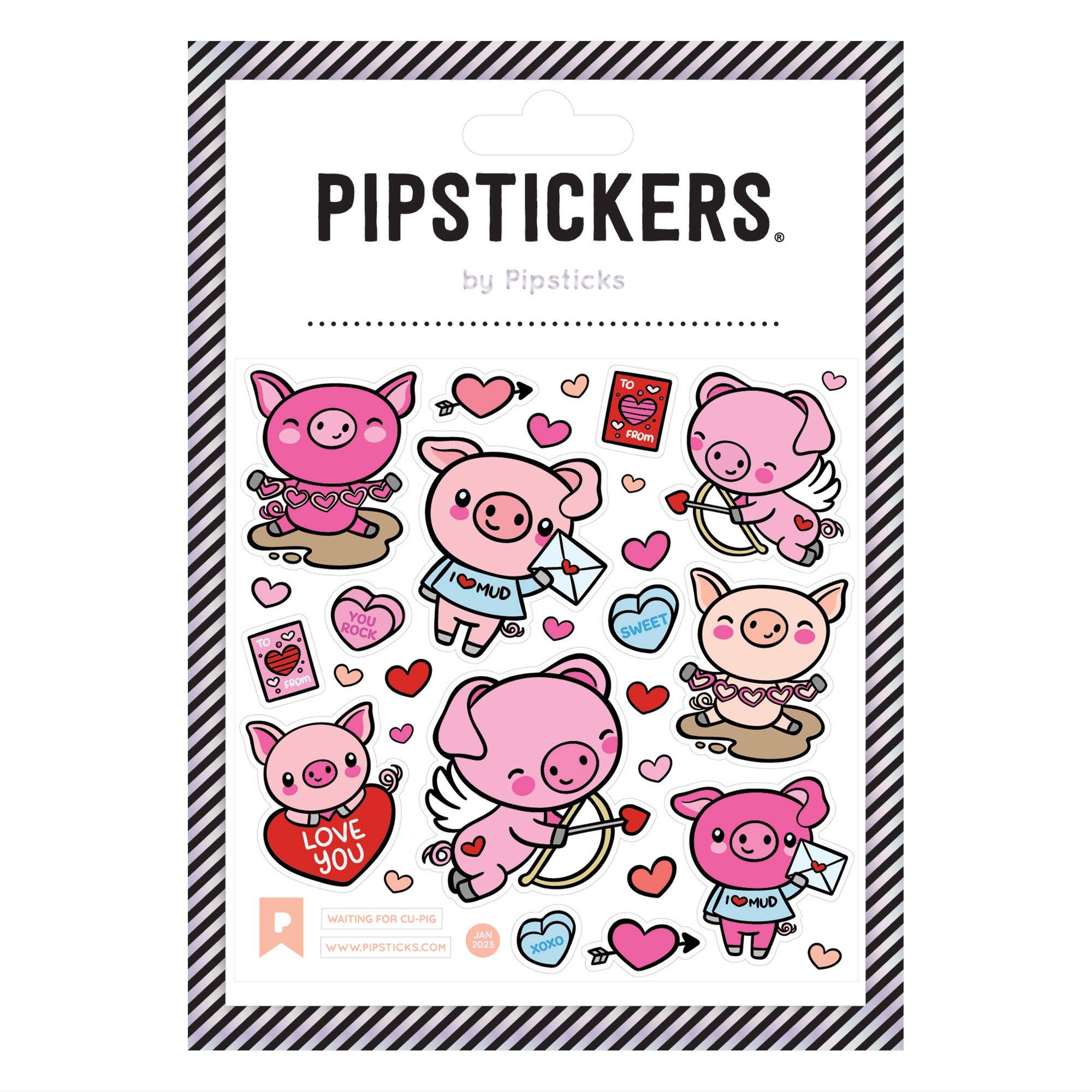 Waiting For Cu - Pig Stickers - bubblegum market