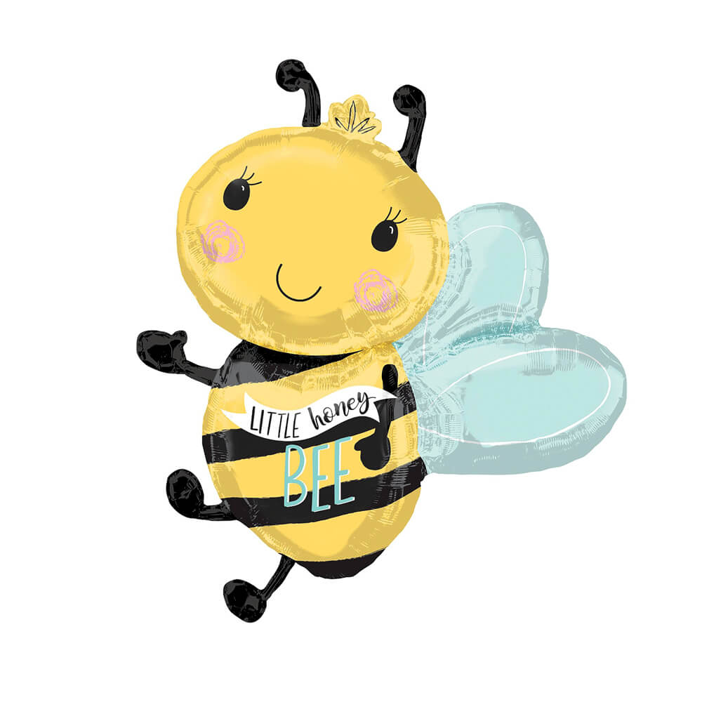 What Will It Bee Baby Shower Foil Balloon 30" - bubblegum market