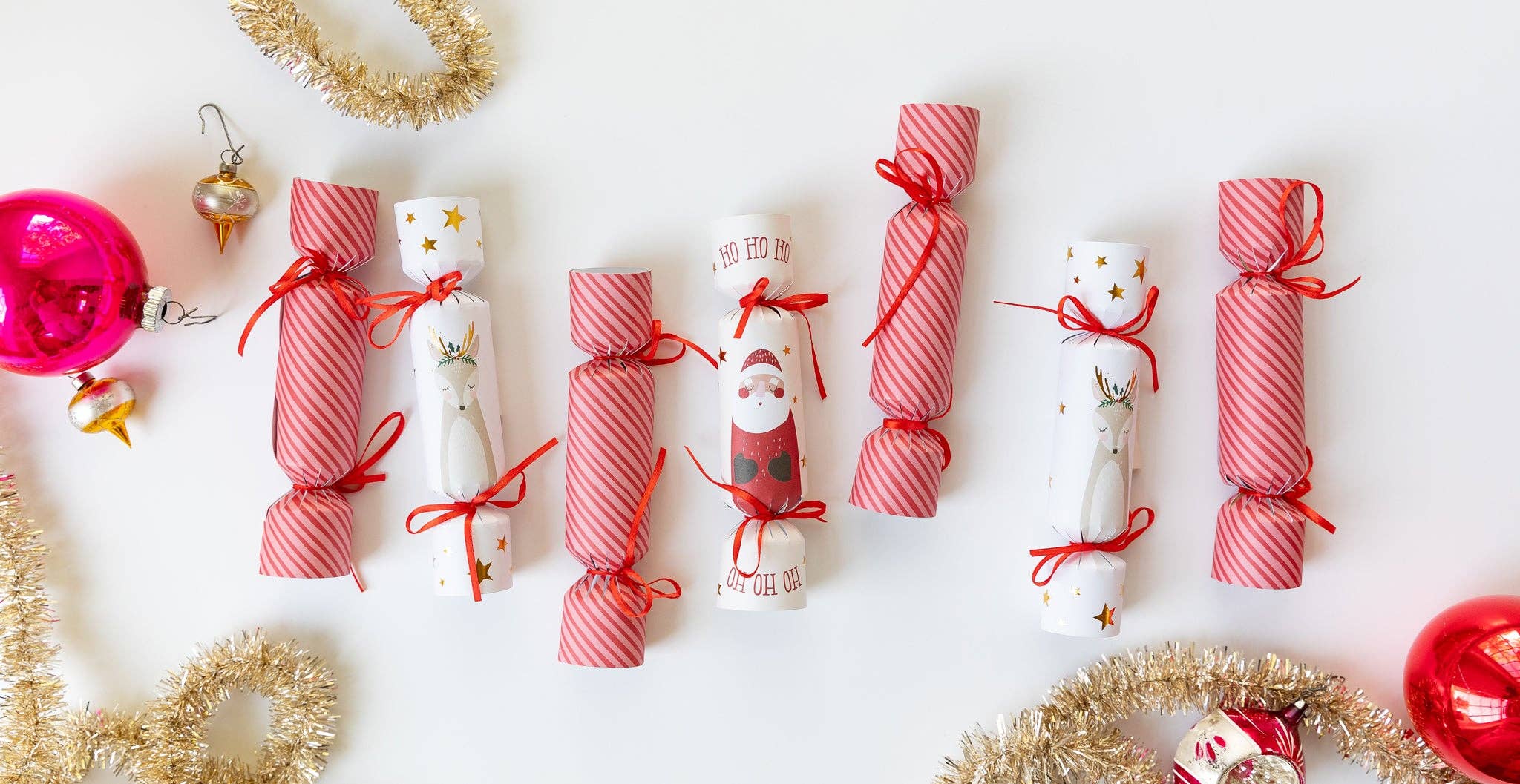 Whimsy Christmas Holiday Crackers - bubblegum market