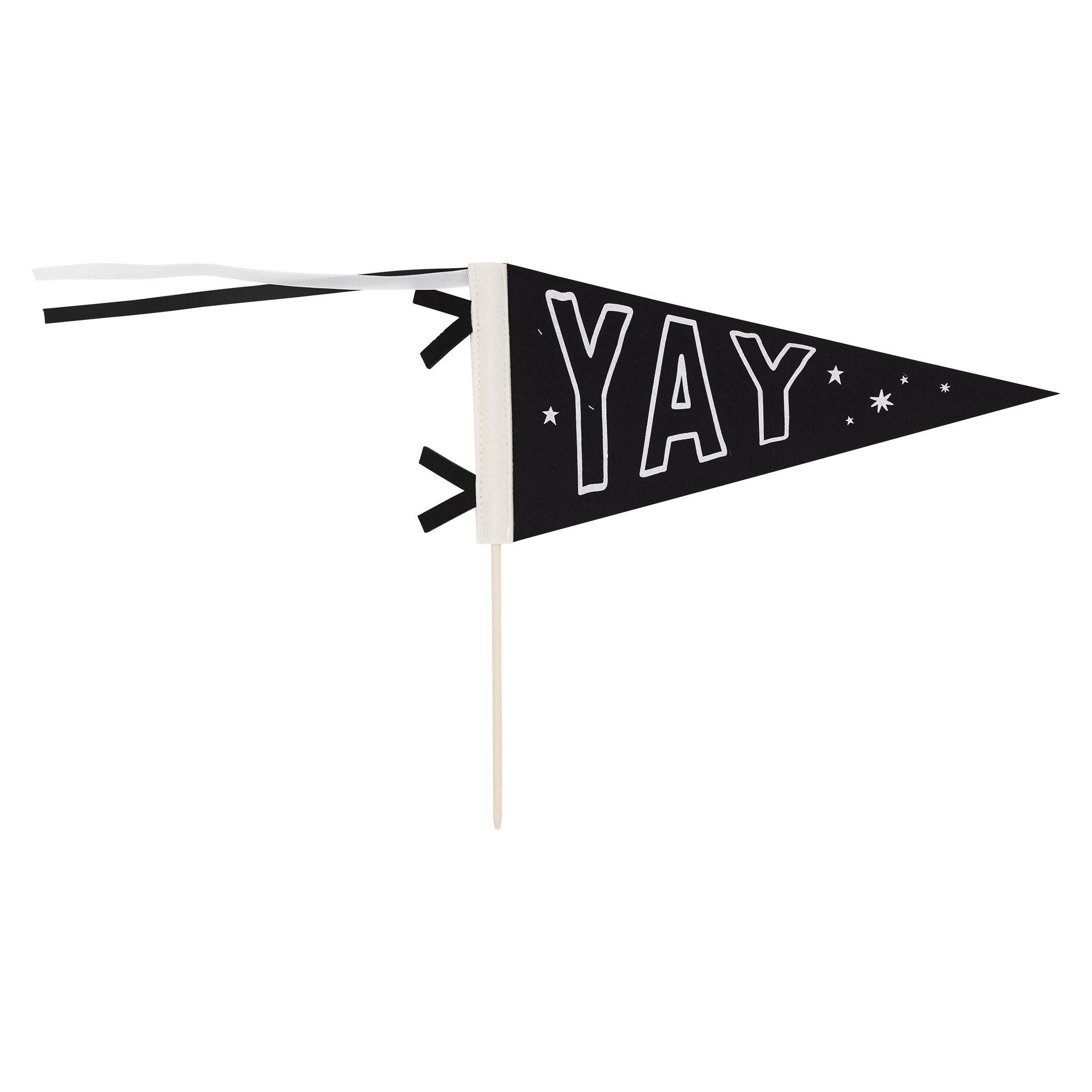 YAY Graduation Felt Pennant Banner - bubblegum market