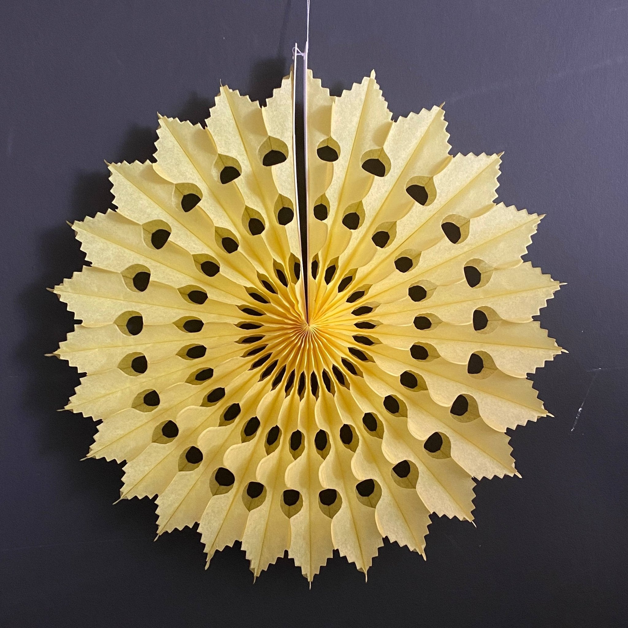 Yellow Paper Fan 12" - bubblegum market