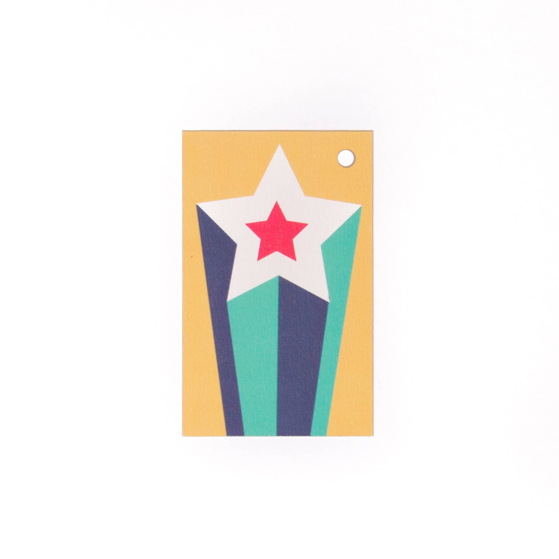 Yellow Star Gift Tag - bubblegum market
