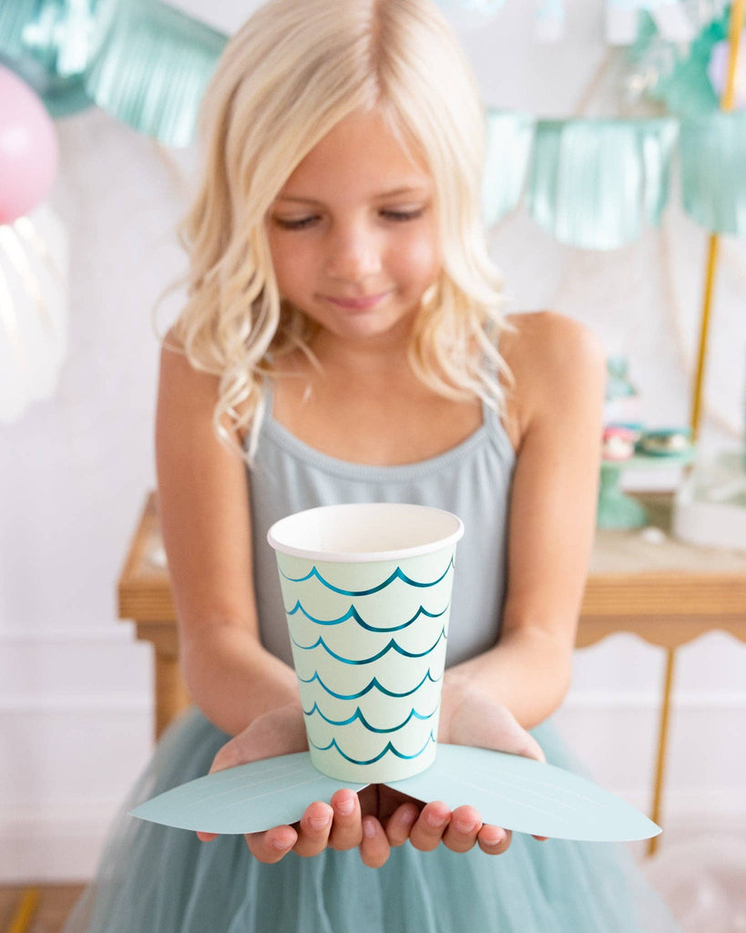 Mermaid Tail Paper Party Cups