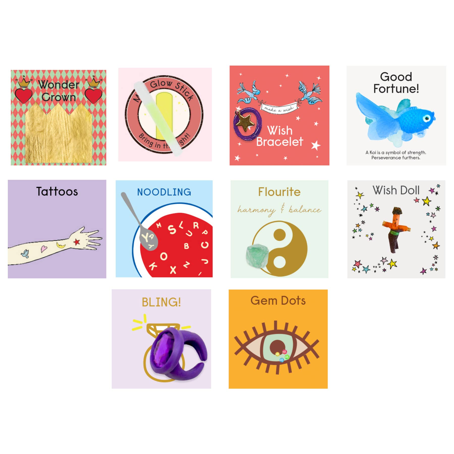 10 Little Surprizes™ Birthday Assortment Bag - bubblegum market