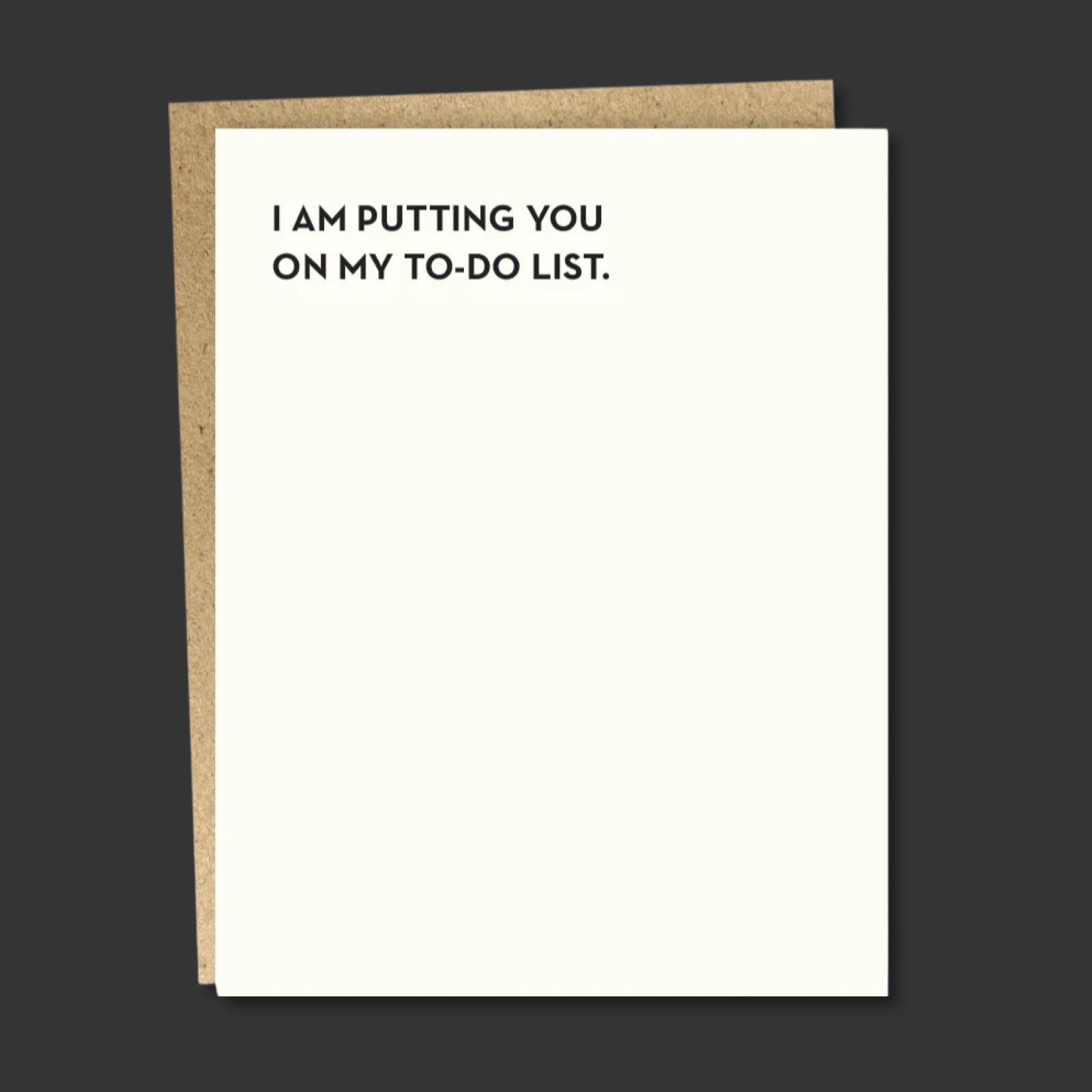 110: TO - DO LIST Valentine's Day Card - bubblegum market