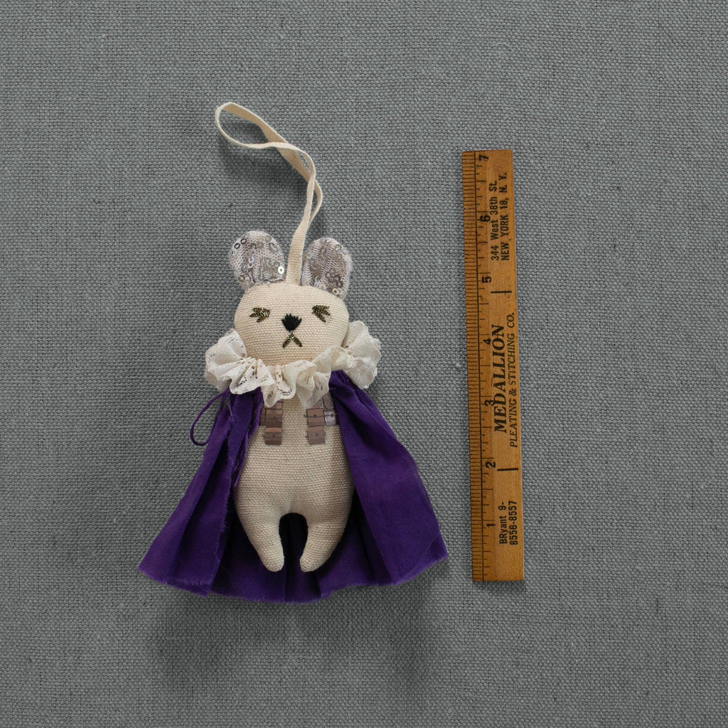 Prince Bear Cotton-Filled Ornament