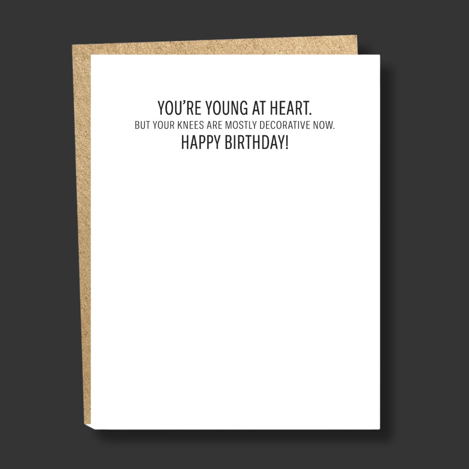 1657: KNEES Birthday Card - bubblegum market