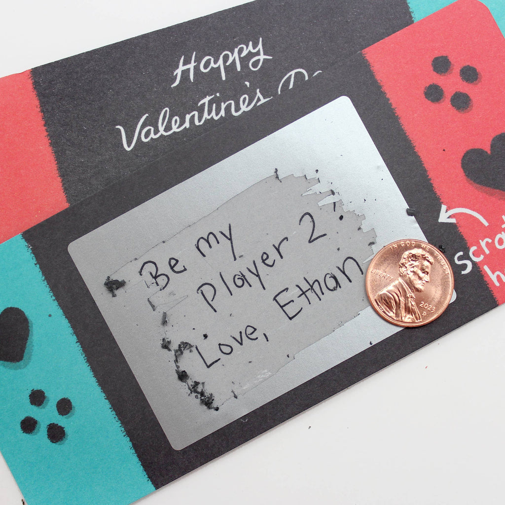 Game On Scratch-off Valentines (18ct)