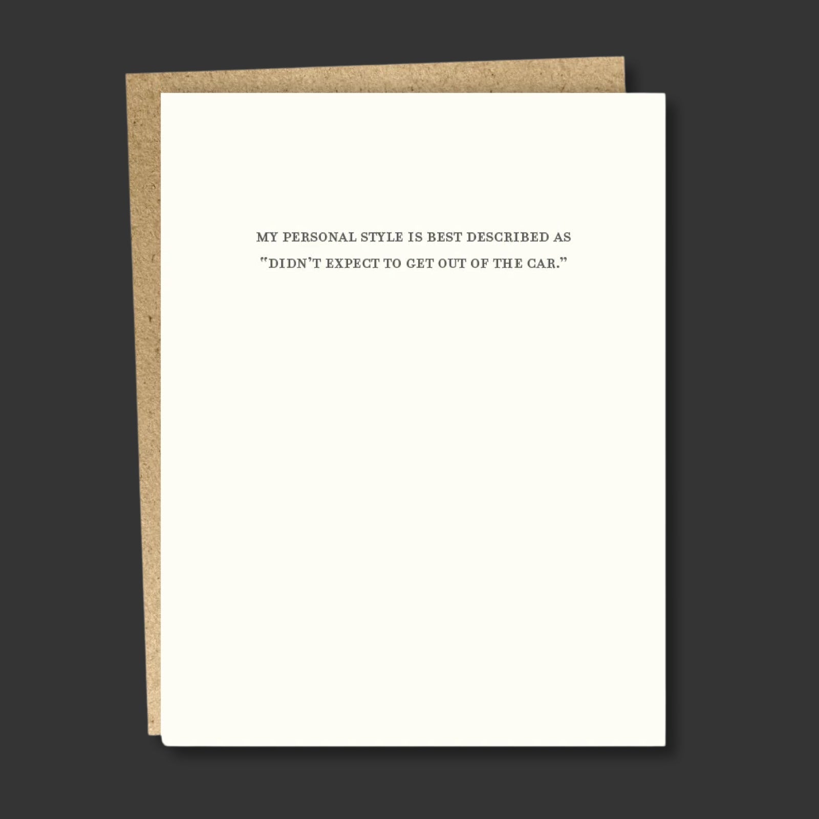 816: PERSONAL STYLE Greeting Card - bubblegum market