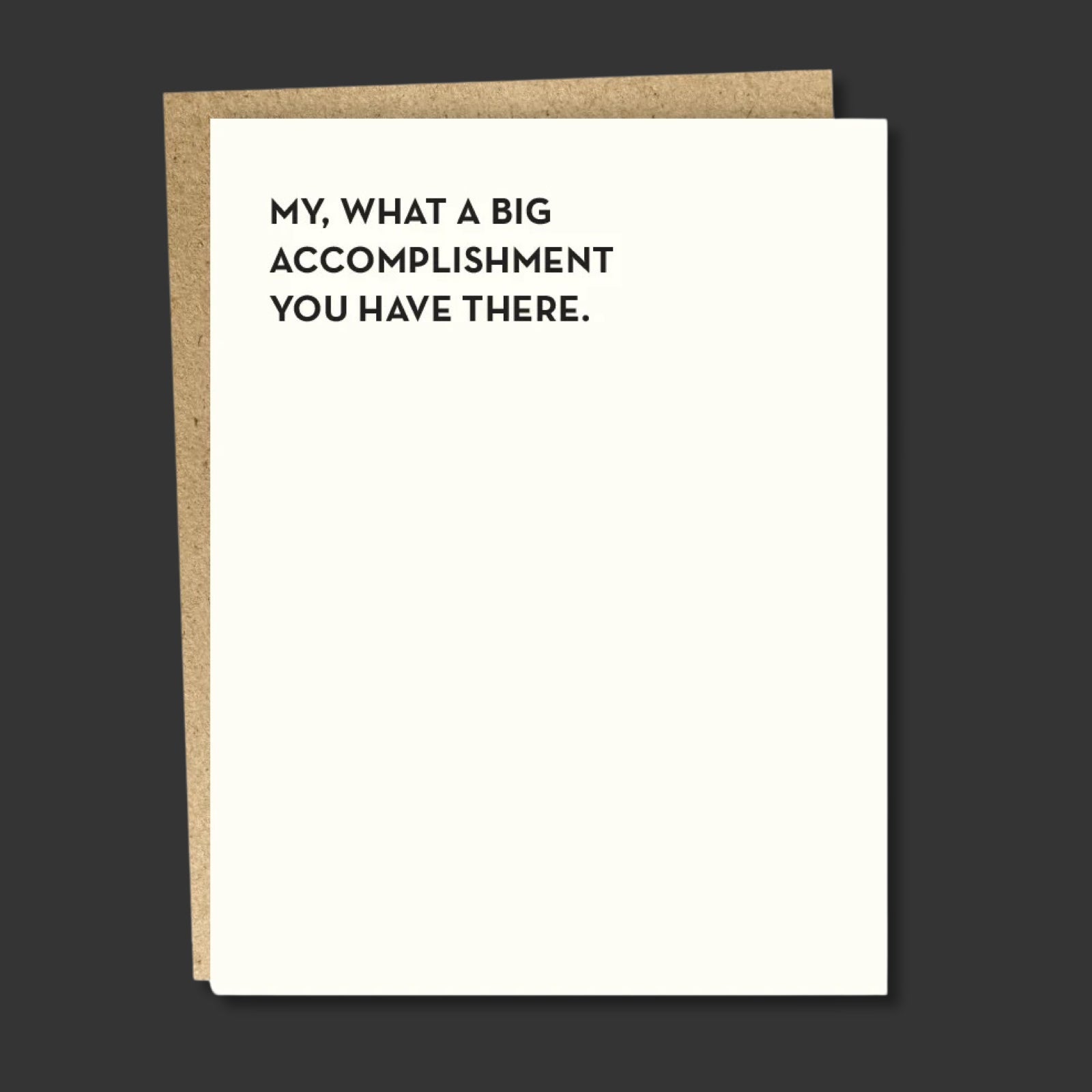 933: ACCOMPLISHMENT Greeting Card - bubblegum market