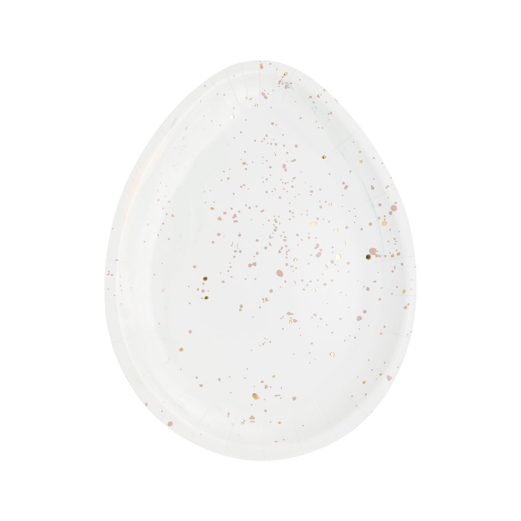 Pastel Easter Egg Plates 9"