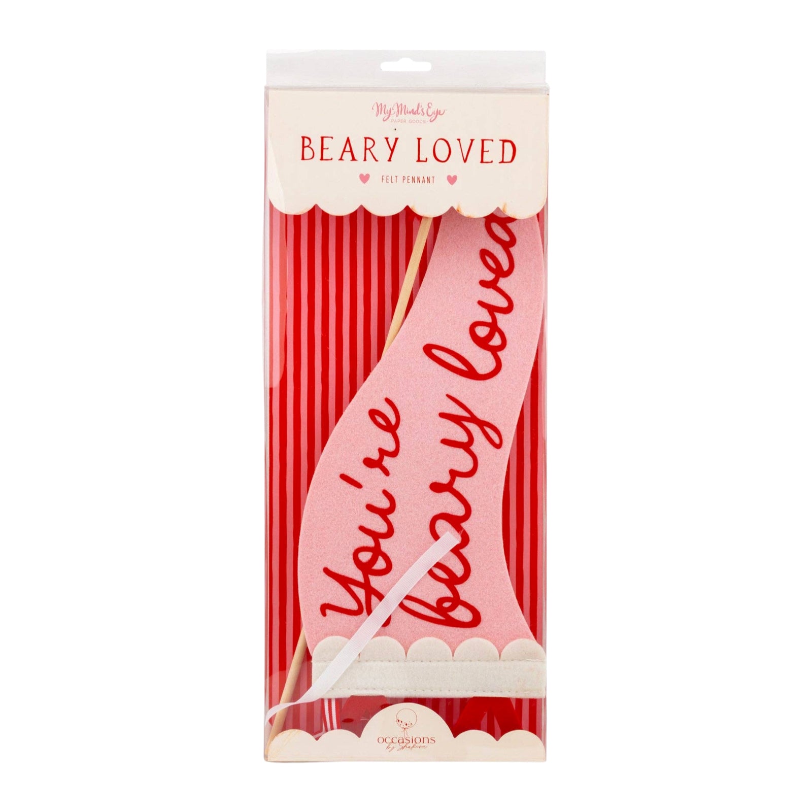 Beary Loved Felt Pennant