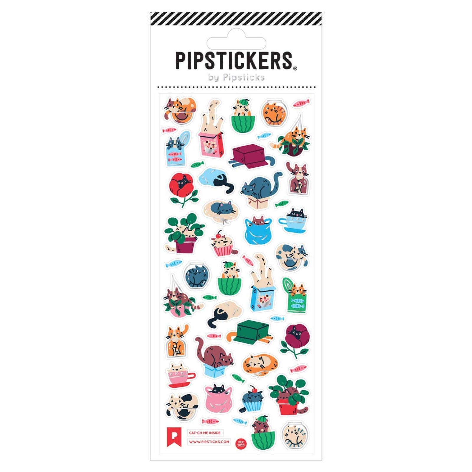 Cat-ch Me Inside Stickers