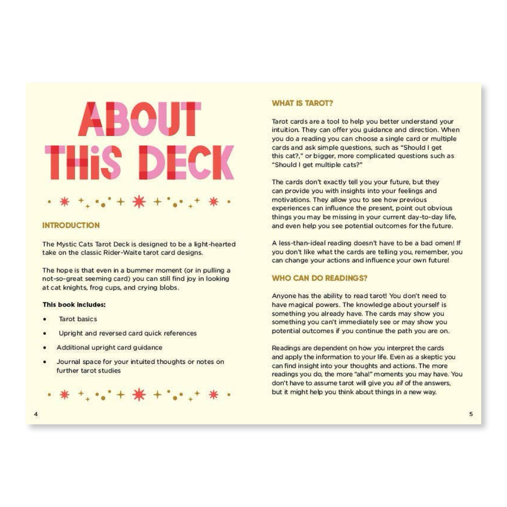 Mystic Cats Tarot: A 78-Card Deck and Guidebook