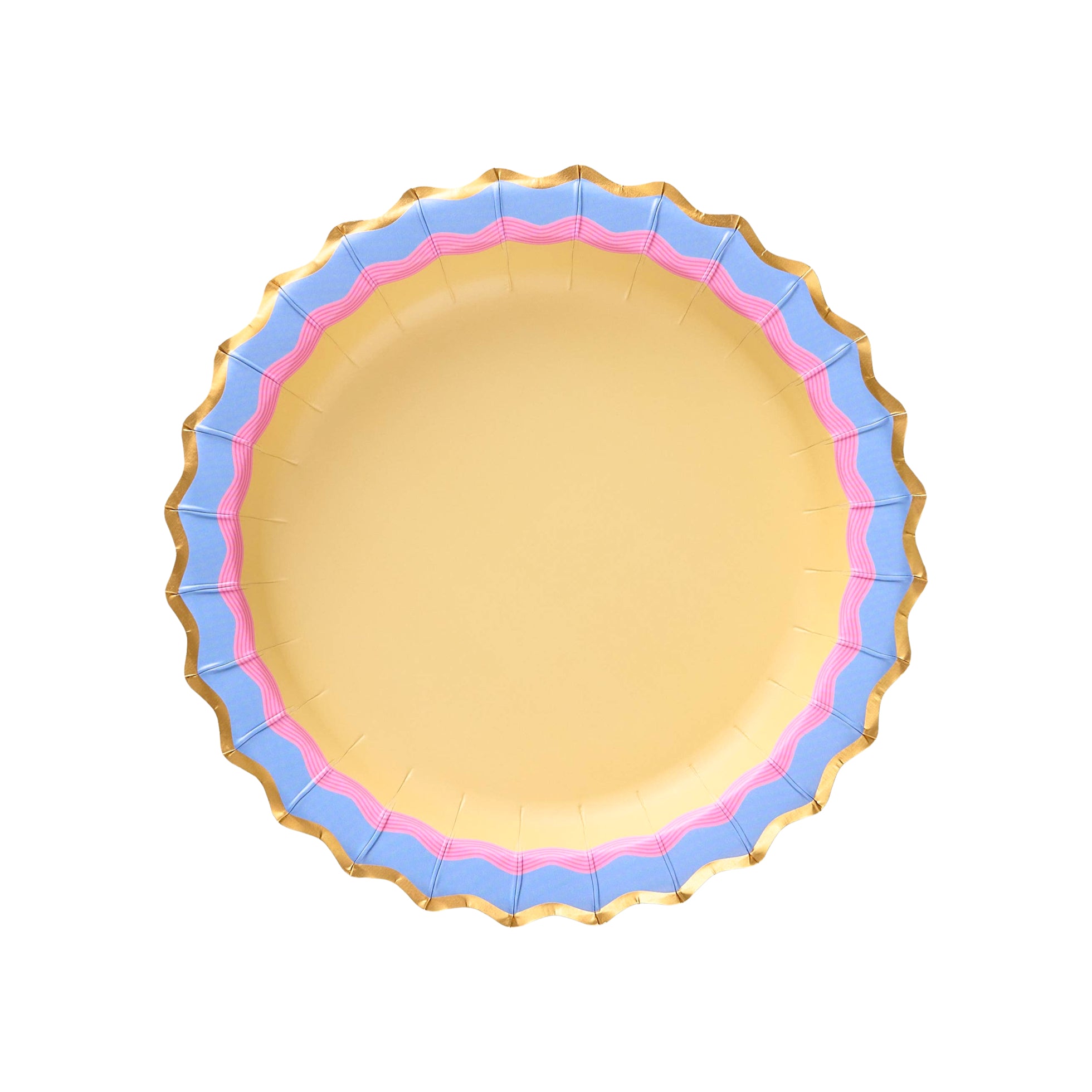 Rainbow Ric Rac Assorted Dessert Plates 8"