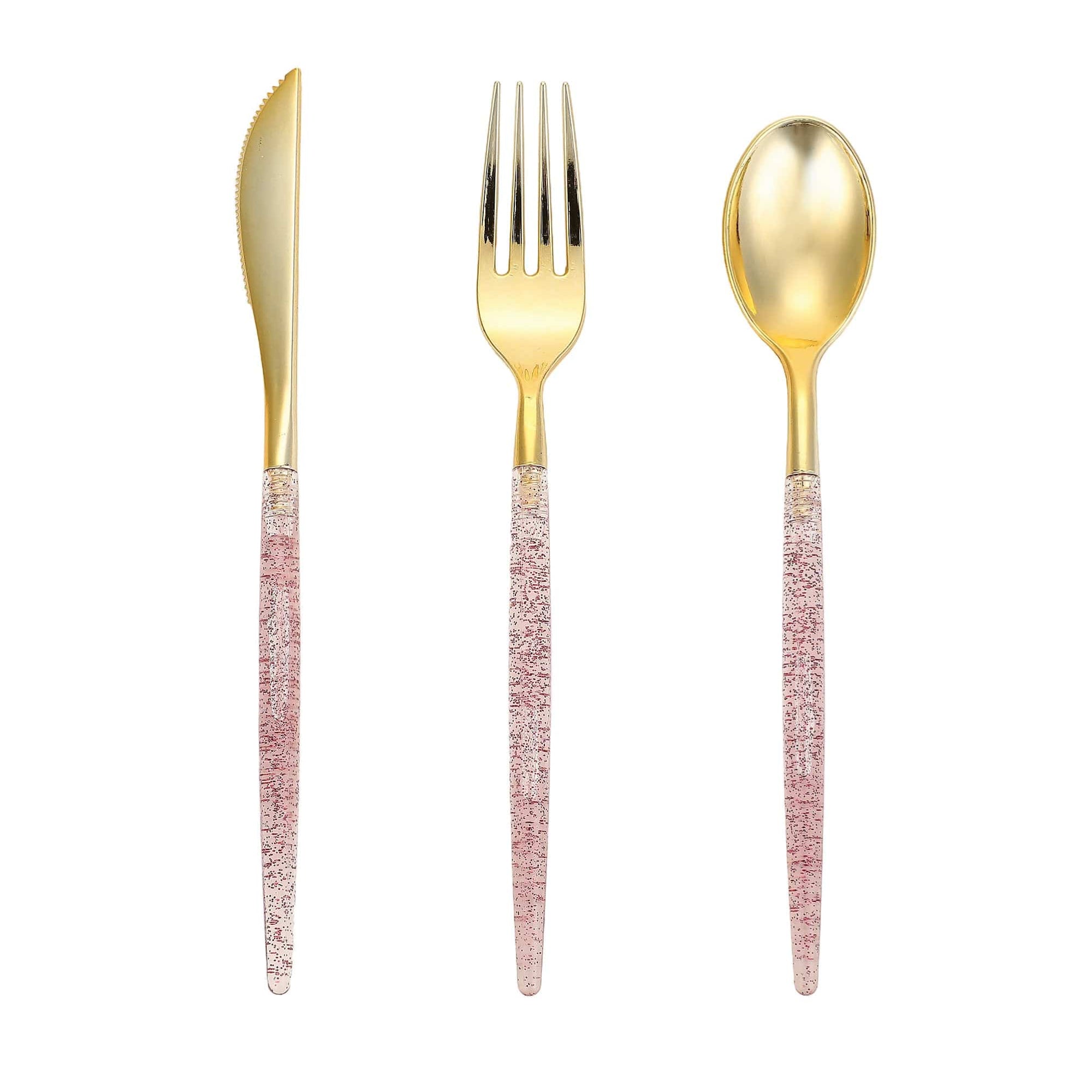 Pink Better With Confetti Cutlery