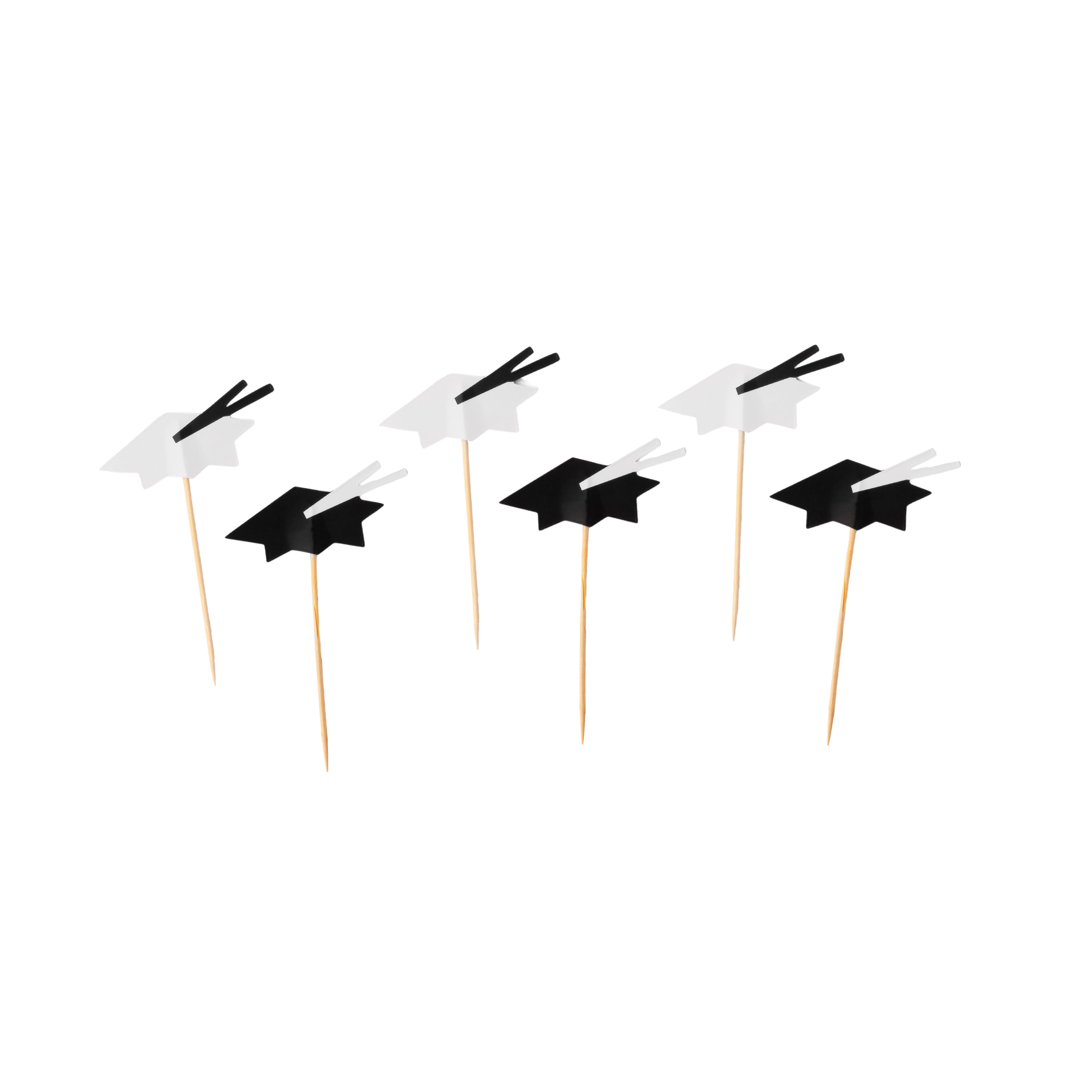 Graduation Cap Cupcake Toppers