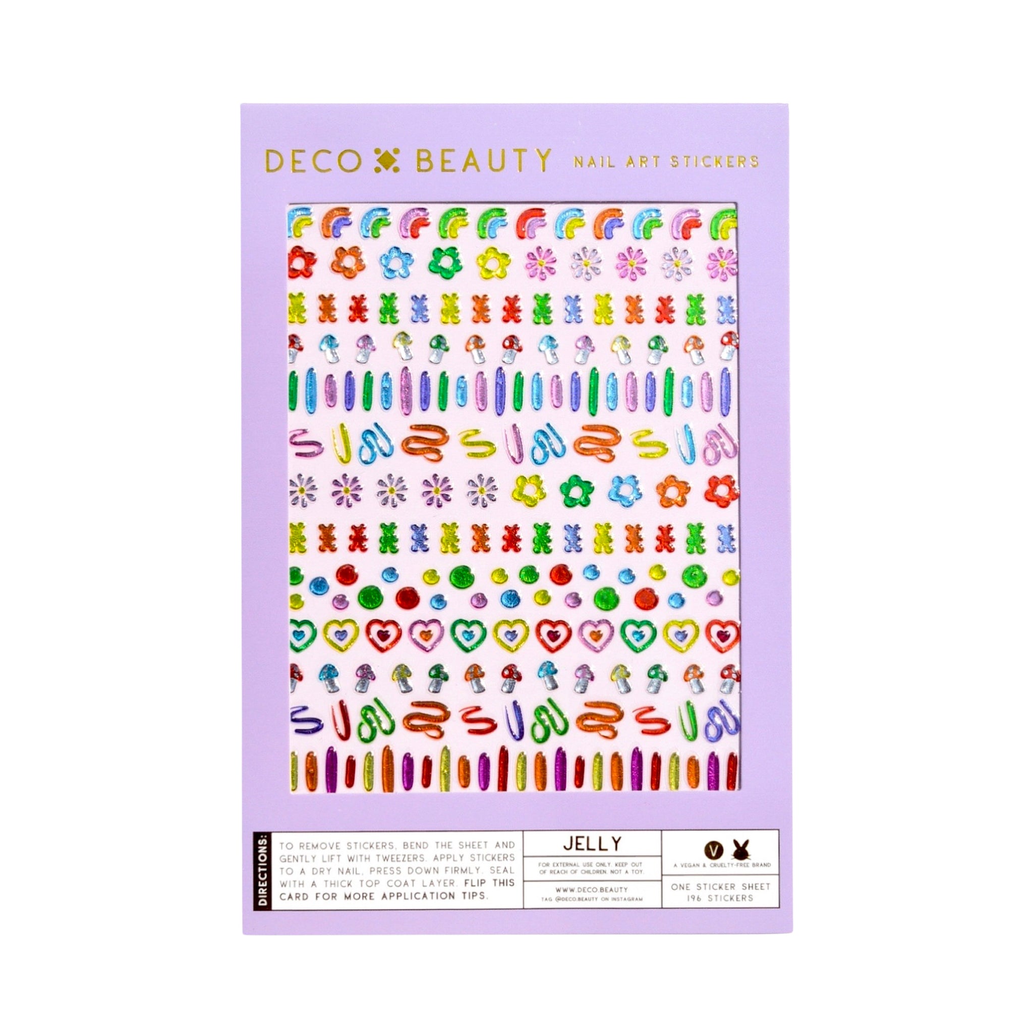 Nail Art Stickers: JELLY