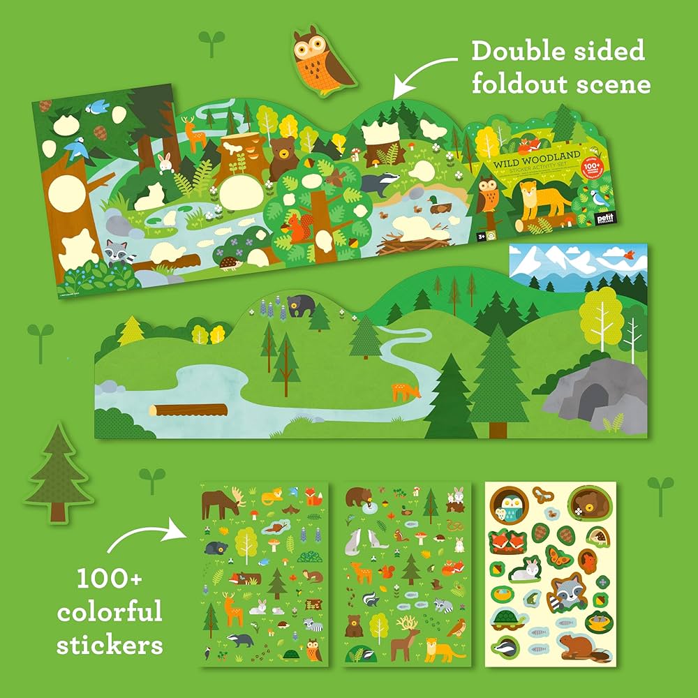 Wild Woodland Sticker Activity Set