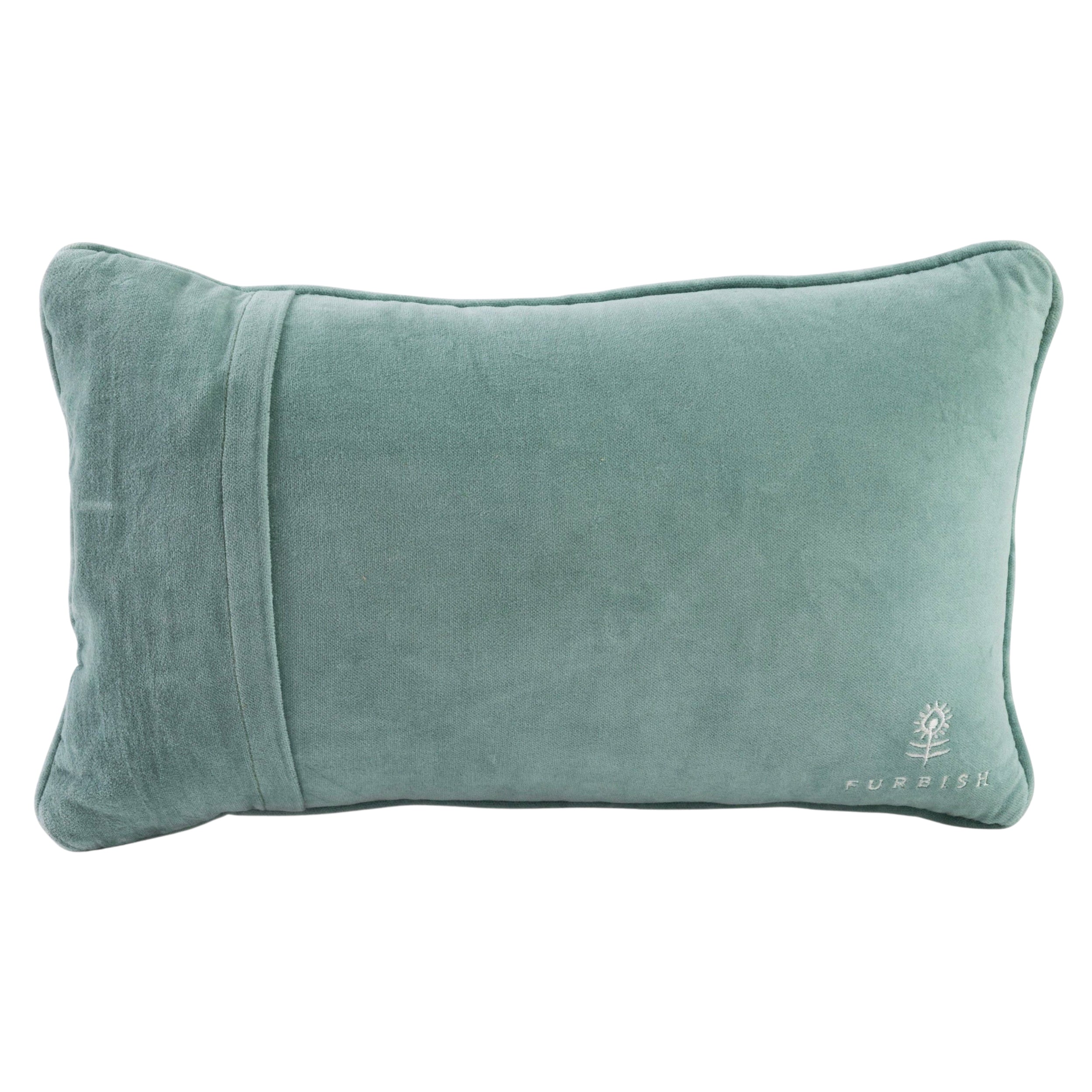 FLY COACH Needlepoint Pillow