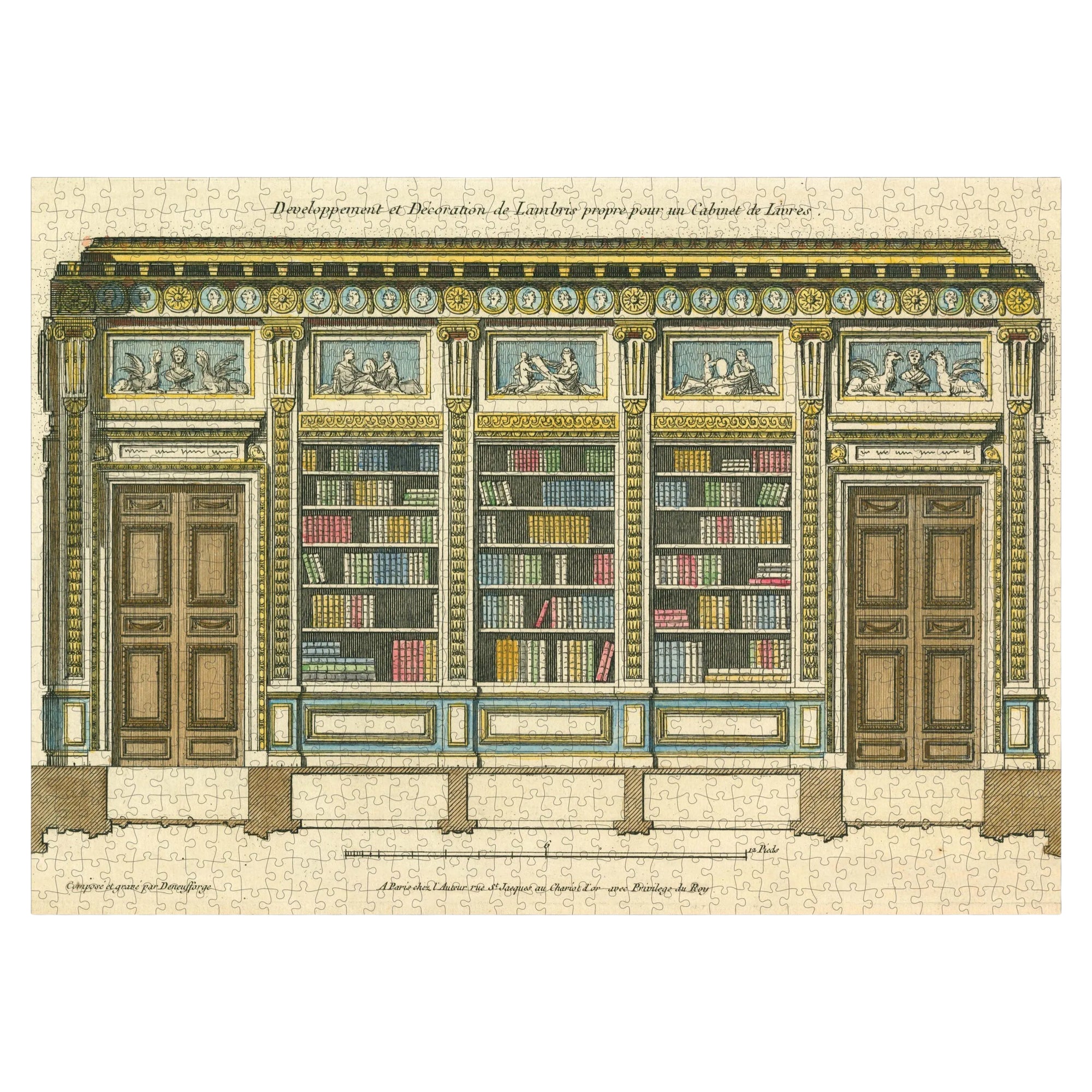 John Derian The Library 1,000-Piece Puzzle
