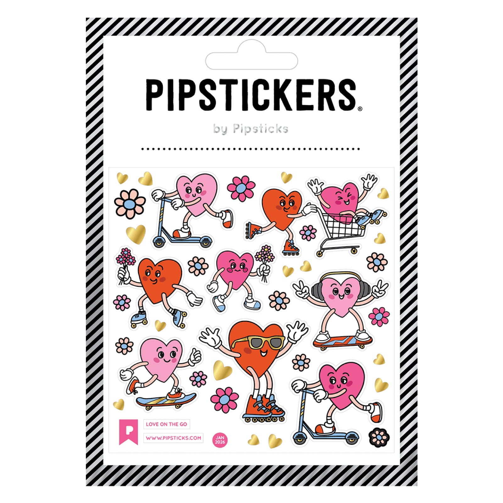 Love on the Go Stickers