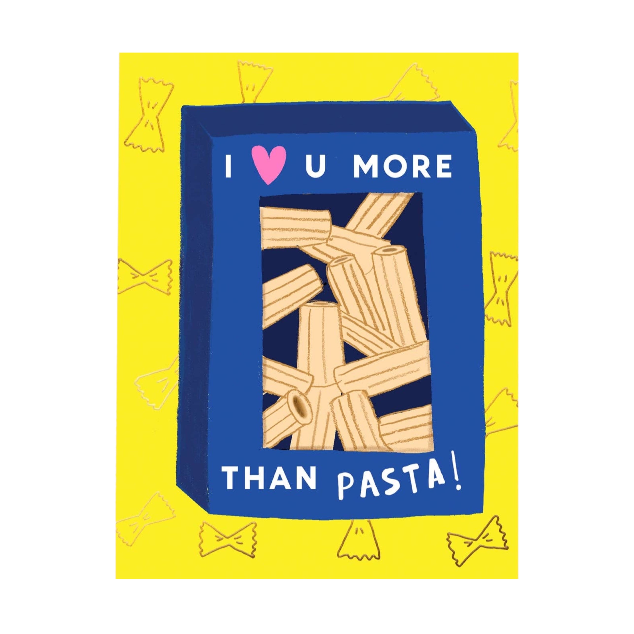 RIGATONI Love Greeting Card