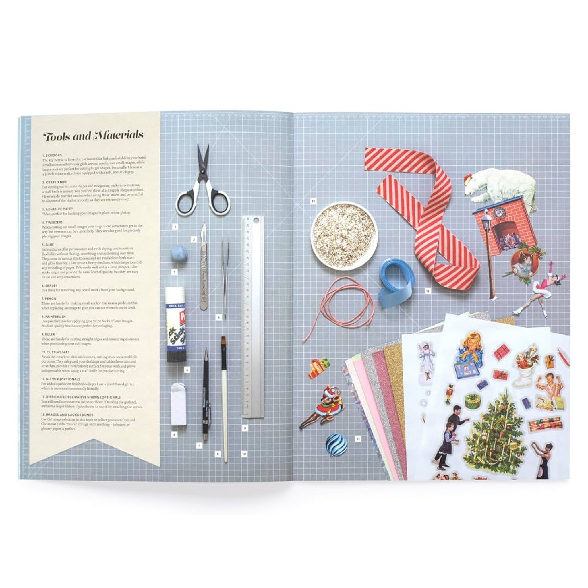 Cut Up This Book: Christmas Collage Kit