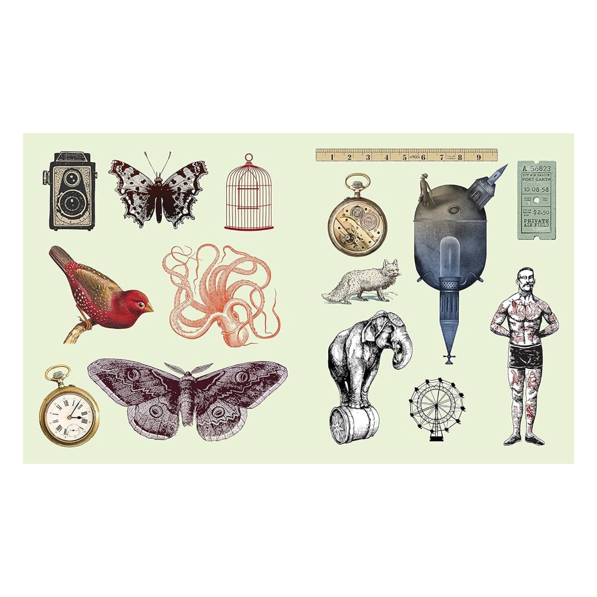 Sticker Studio: Arcana Vintage Ephemera Gallery